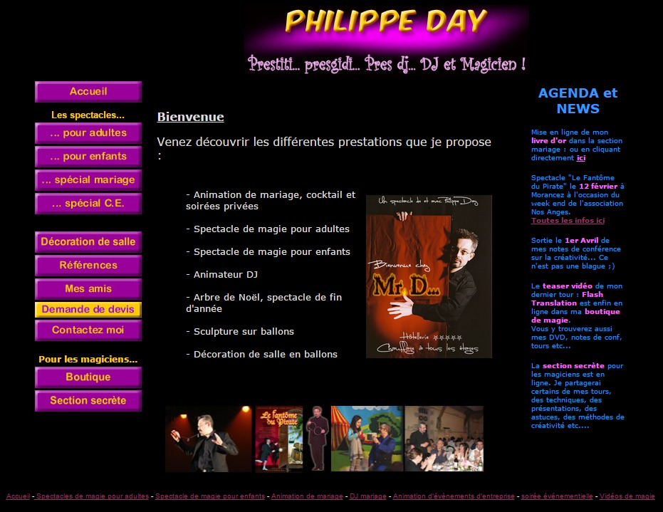 Philippe Day ancien site